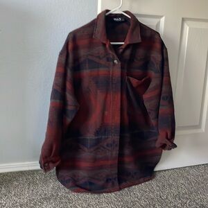 Aztez print Outerwear Large